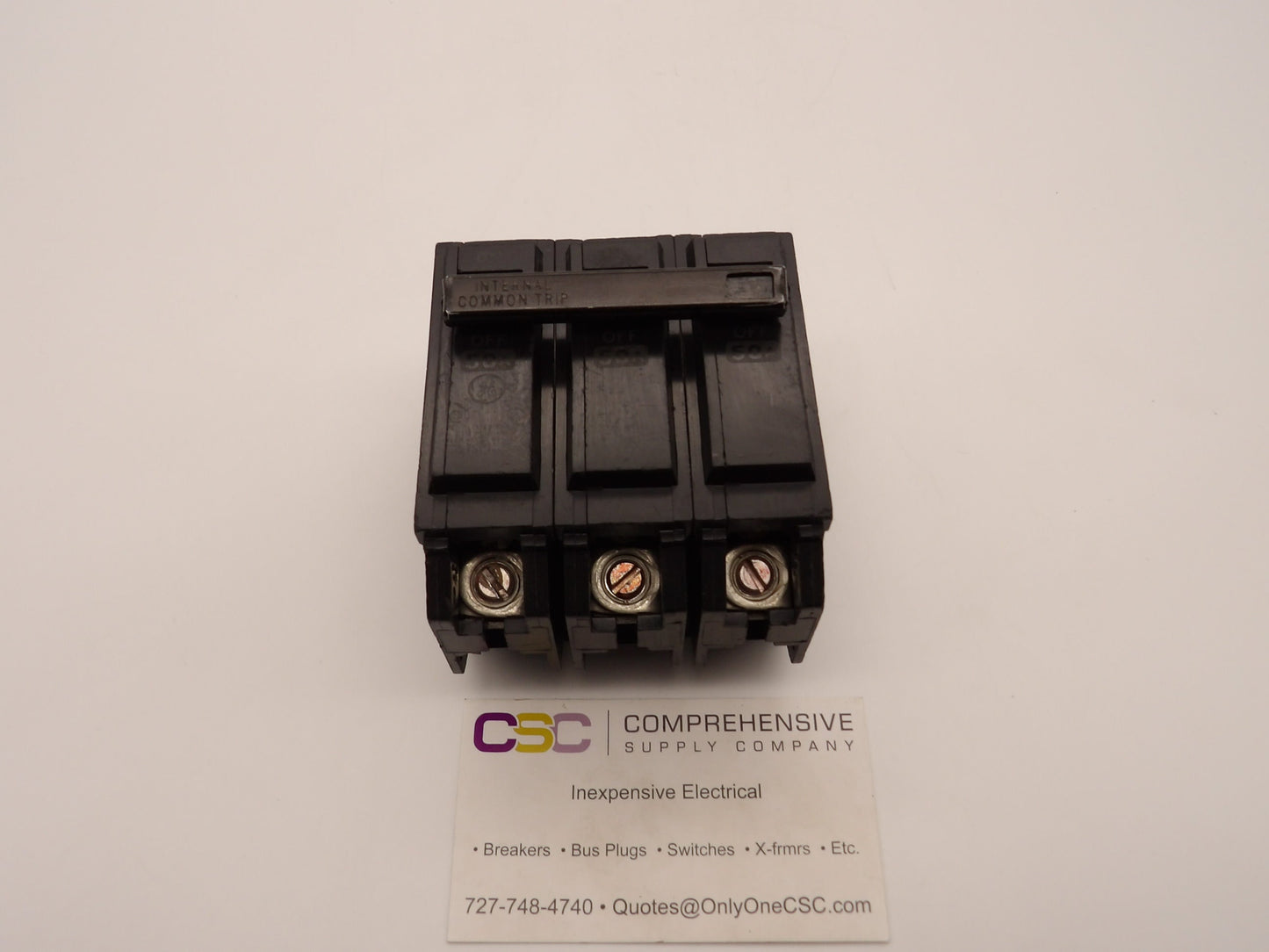 THQL32050 - GE 50A Amp 3P Pole 10kA@240V Plug On Circuit Breaker
