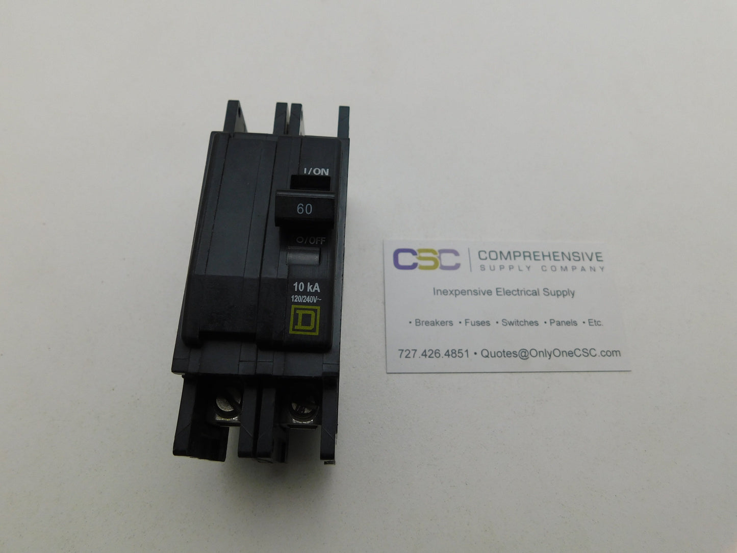 QOU260 - Square D 60A Amp 2P Pole 10kA@120/240V Feed Through Circuit Breaker