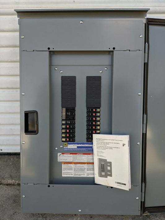 MH32WP NQ430L1C NQ430L1 - Square D 100A Amp 240V 3Ph/4W 30Sp Panelboard In 3R Mh32Wp Enclosure