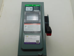 VHU361 - Square D 30A Amp 3P Pole 600V Nema 1 Non-Fusible Heavy Duty Visipact Safety Switch