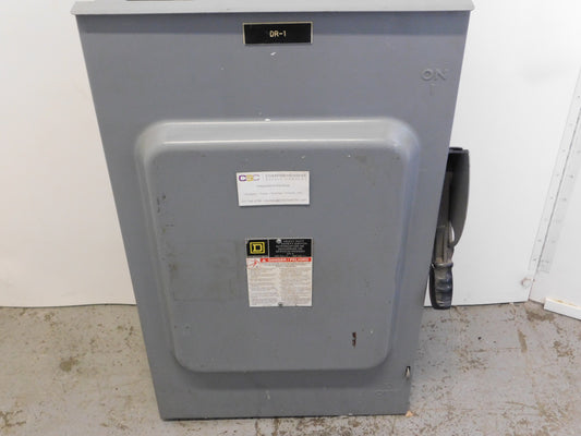 H364NRB - Square D 200A Amp 3P Pole 600V Nema 3R Fusible Heavy Duty Safety Switch W/Neutral