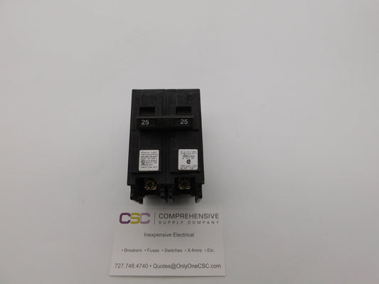 B225H - Siemens 25A Amp 2P Pole 22kA@120/240V Bolt On Circuit Breaker