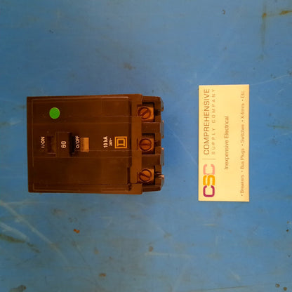 QOB360 - Square D 60A Amp 3P Pole 10kA@240V Bolt On Circuit Breaker