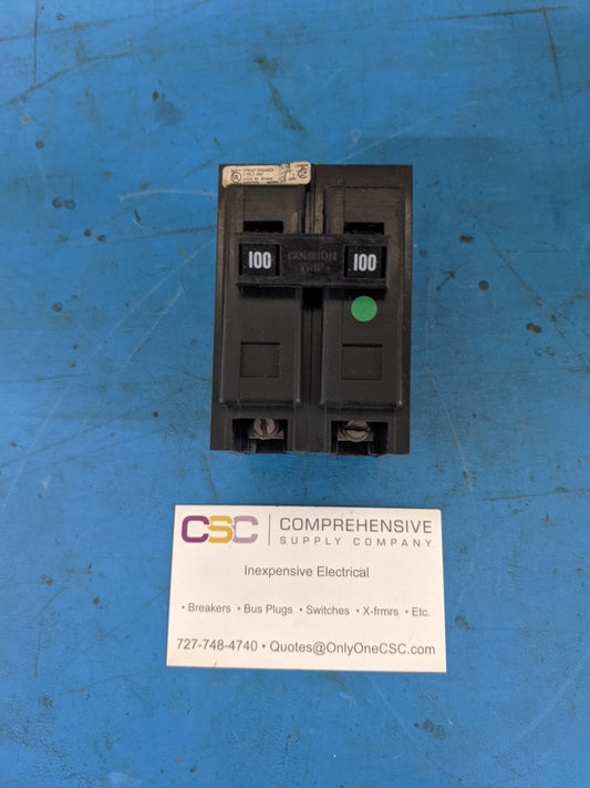 BAB2100 - Eaton 100A Amp 2P Pole 10kA@240V Bolt On Circuit Breaker