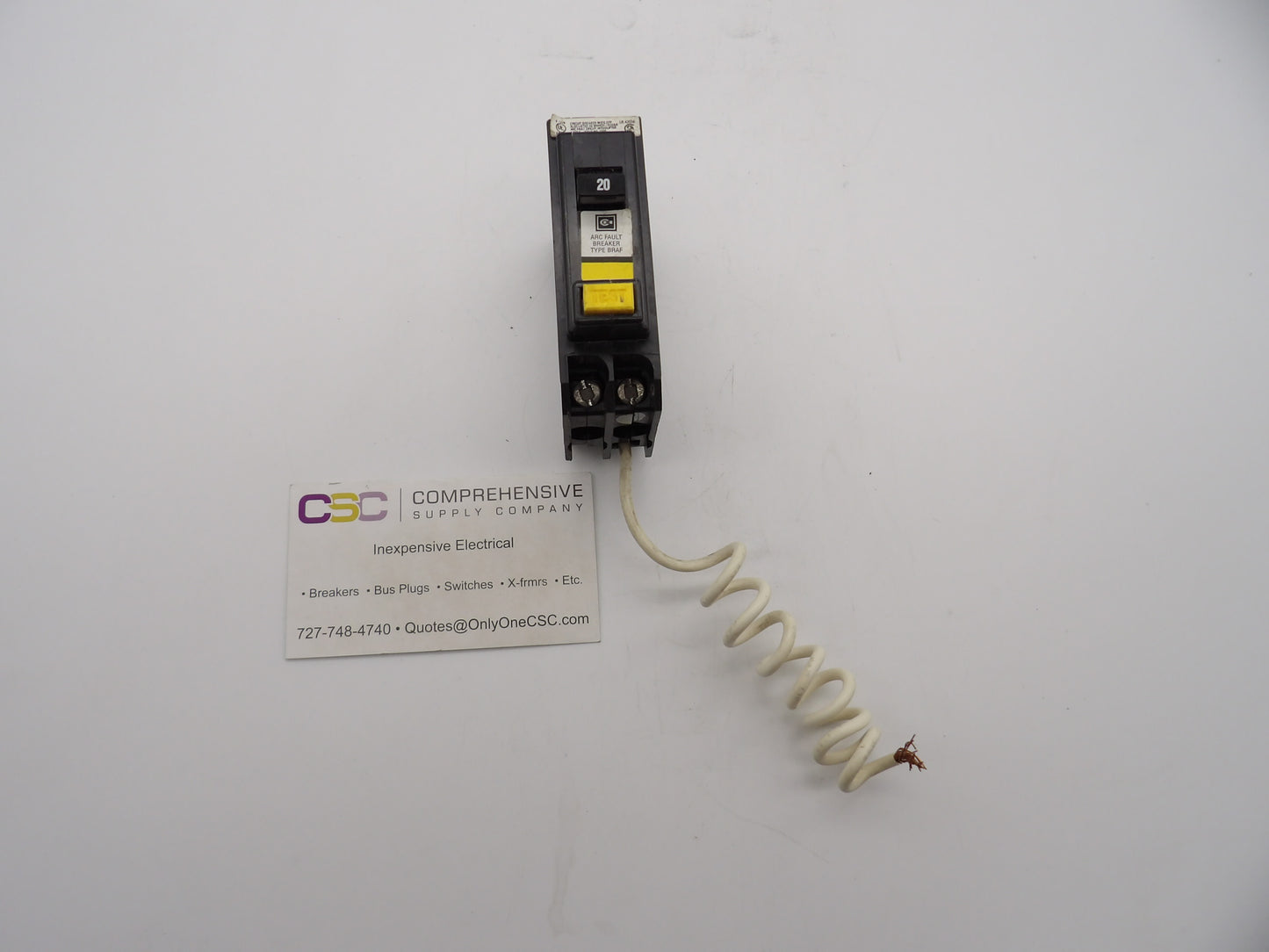 BRC120AF - Eaton 20A Amp 1P Pole 10kA@120V Plug On Arc Fault AFCI Circuit Breaker