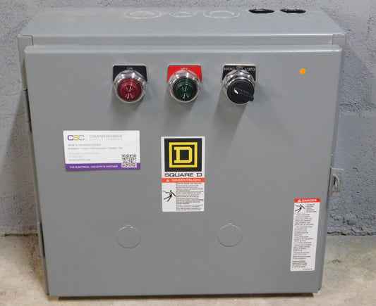 8903LG60V026P51P52 - Square D 30A Amp 6P Pole 600V Electrically Held Lighting Contactor W/110/120V Coil - 8903Lg60V02