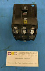 QOB330VH - Square D 30A Amp 3P Pole 22kA@240V Bolt On Circuit Breaker