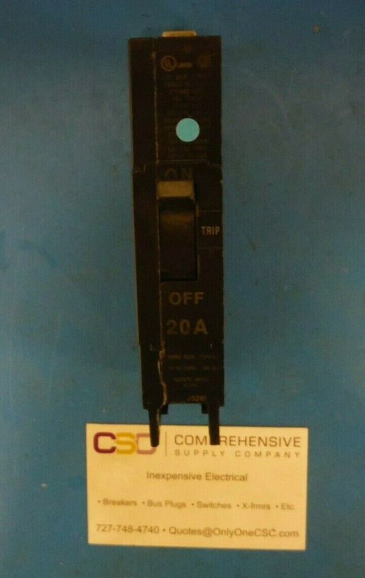 TEY120 - GE 20A Amp 1P Pole 14kA@277V Bolt On Circuit Breaker