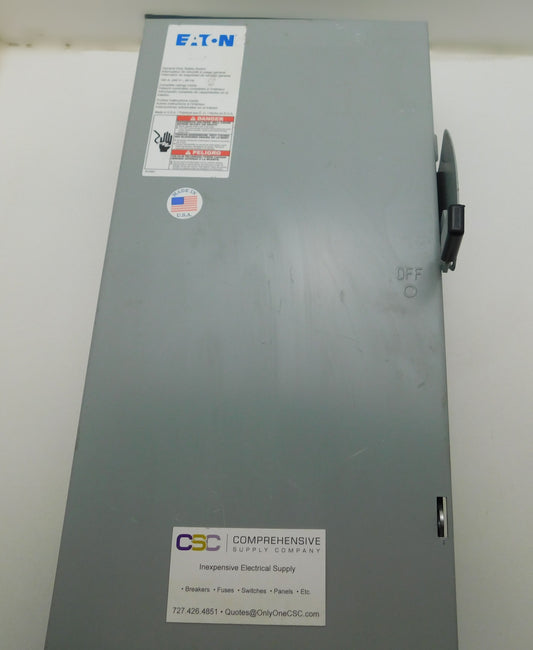 DG223URB - Eaton 100A Amp 2P Pole 240V Nema 3R Non-Fusible General Duty Safety Switch