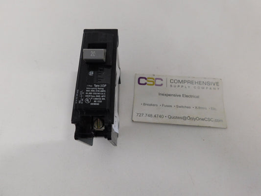 Q120HH - Siemens 20A Amp 1P Pole 65kA@120/240V Plug On Circuit Breaker