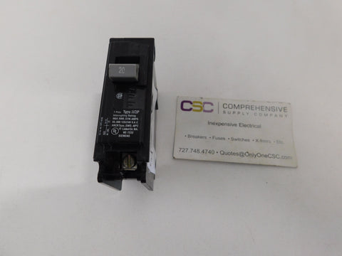 Q120HH - Siemens 20A Amp 1P Pole 65kA@120/240V Plug On Circuit Breaker