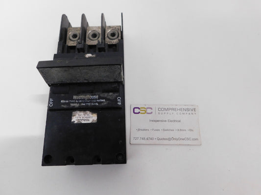 BJ3150 - Westinghouse 150A Amp 3P Pole 10kA@240V Plug On Main Circuit Breaker
