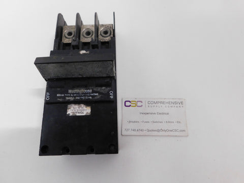 BJ3150 - Westinghouse 150A Amp 3P Pole 10kA@240V Plug On Main Circuit Breaker