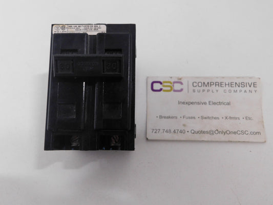BA230 - Cutler Hammer 30A Amp 2P Pole 10kA@120/240V Bolt On Circuit Breaker
