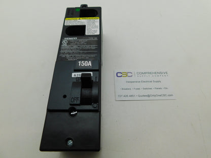 QS2150 - Siemens 150A Amp 2P Pole 10kA@120/240V Plug On Main Circuit Breaker