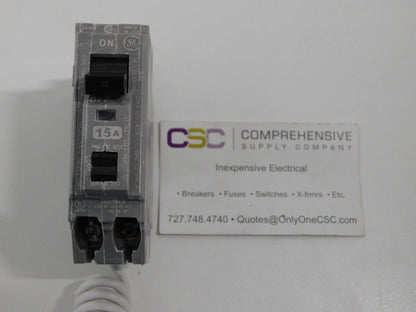 THHQB1115AF2 - GE 15A Amp 1P Pole 22kA@120/240V Bolt On Arc Fault AFCI Circuit Breaker
