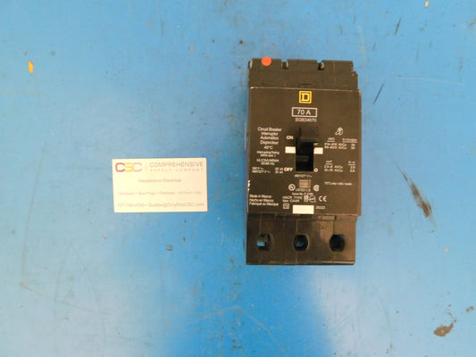 EGB34070 - Square D 70A Amp 3P Pole 35kA@480Y/277V Bolt On Circuit Breaker