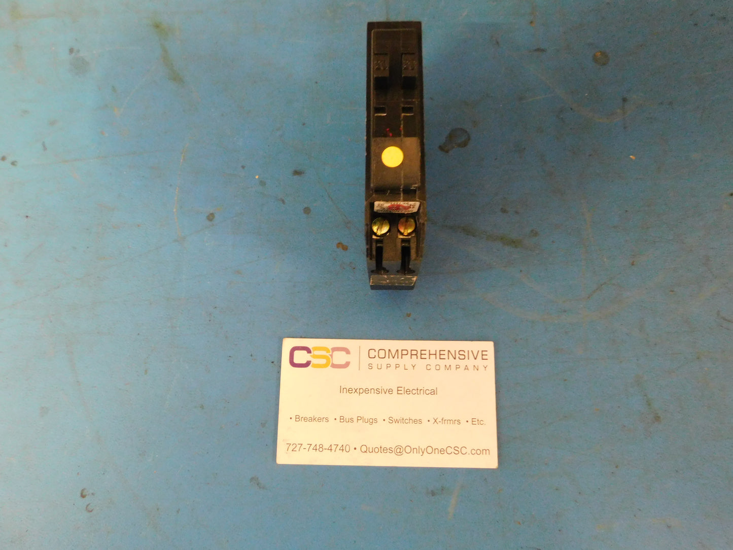 QO2020 - Square D 20/20A Amp 2X1P Pole 10kA@120/240V Plug On Duplex Circuit Breaker