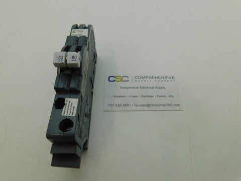 UBIZ-0260 - Connecticut Electric 60A Amp 2P Pole 10kA@120/240V Plug On Zinsco Replacement Circuit Breaker