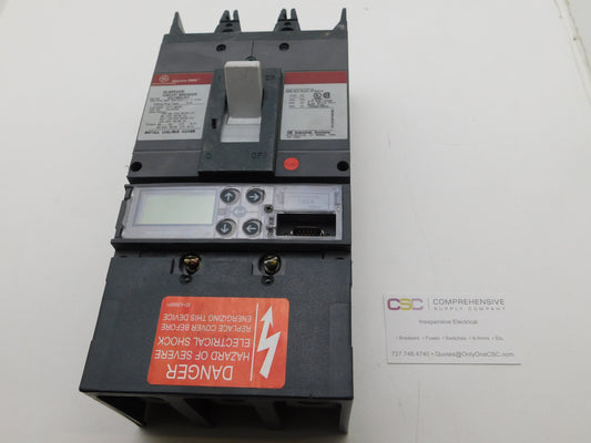 SGLC3604L3XX - GE 400A Amp 3P Pole 600V 65kA@480V Bolt On Circuit Breaker W/150A Rating Plug