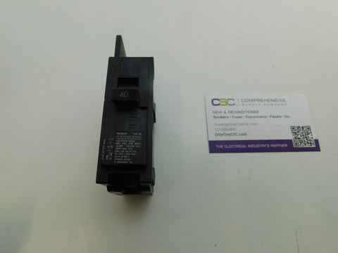 BQ1B040 - Siemens 40A Amp 1P Pole 10kA@120/240V Bolt On Circuit Breaker