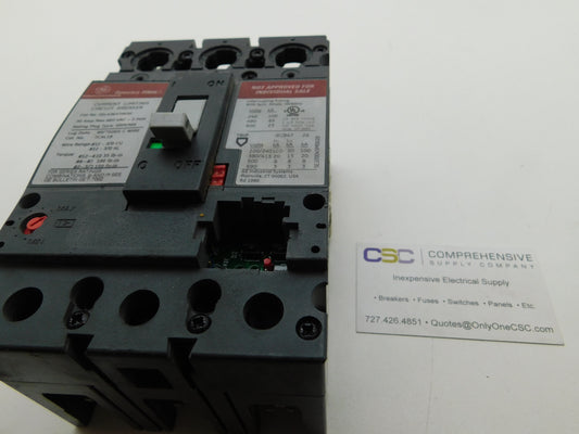 SELA36AT0030 - GE 30A Amp 3P Pole 600V 65kA@480V Bolt On Spectra Rms Circuit Breaker