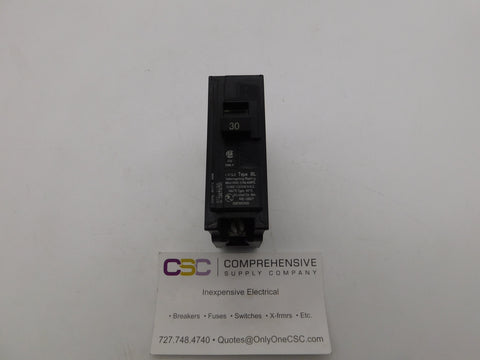 B130 - Siemens 30A Amp 1P Pole 10kA@120/240V Bolt On Circuit Breaker - Older Series