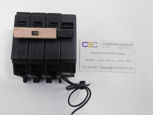 CH3100ST - Cutler Hammer 100A Amp 3P Pole 10kA@240V Plug On Circuit Breaker W/120V Shunt Trip