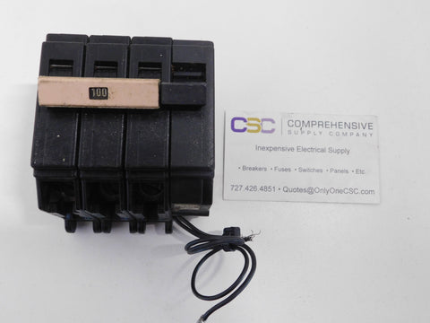 CH3100ST - Cutler Hammer 100A Amp 3P Pole 10kA@240V Plug On Circuit Breaker W/120V Shunt Trip