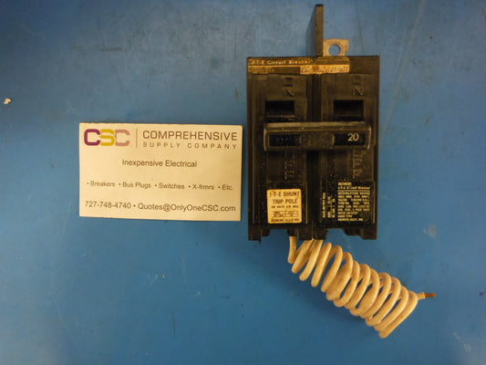 BQ1B02000S01 - ITE 20A Amp 1P Pole 10kA@120/240V Bolt On Circuit Breaker W/120V Shunt Trip - Older Series