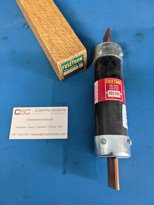 FRS-200 - Bussmann 200A Amp 600V Class Rk5 Fusetron Time Delay Blade Fuse