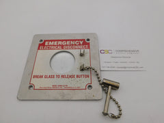 ST120 - Pilla Electrical Products Emergency Electrical Disconnect Front Plate Replacement Only