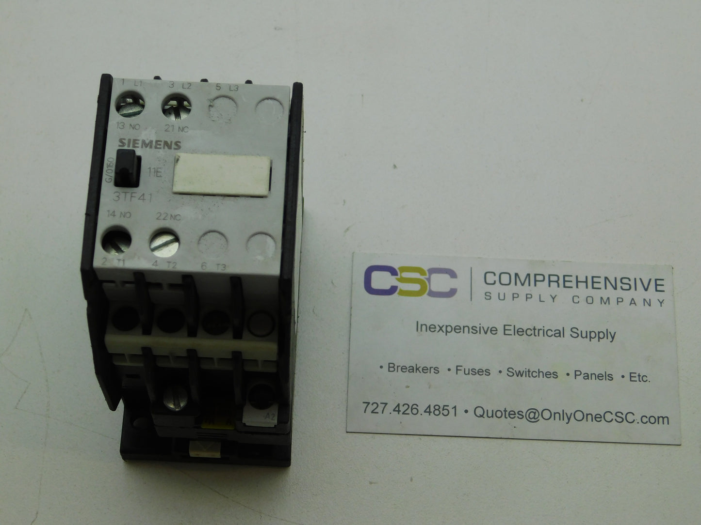 3TF41 - Siemens 20A Amp 3P Pole 600V Contactor W/110/120V Coil