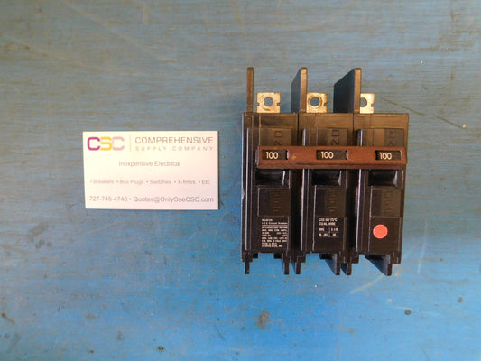 BQ3B100 - ITE 100A Amp 3P Pole 10kA@240V Bolt On Circuit Breaker - Older Series