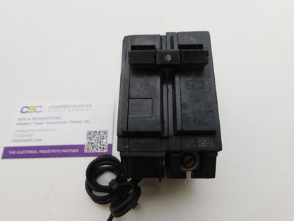 THQB1120ST1 - GE 20A Amp 1P Pole 10kA@120/240V Bolt On Circuit Breaker W/120V Shunt Trip