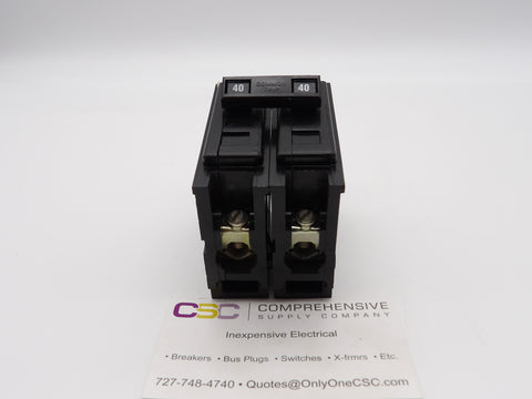 BAB2040 - Eaton 40A Amp 2P Pole 10kA@120/240V Bolt On Circuit Breaker