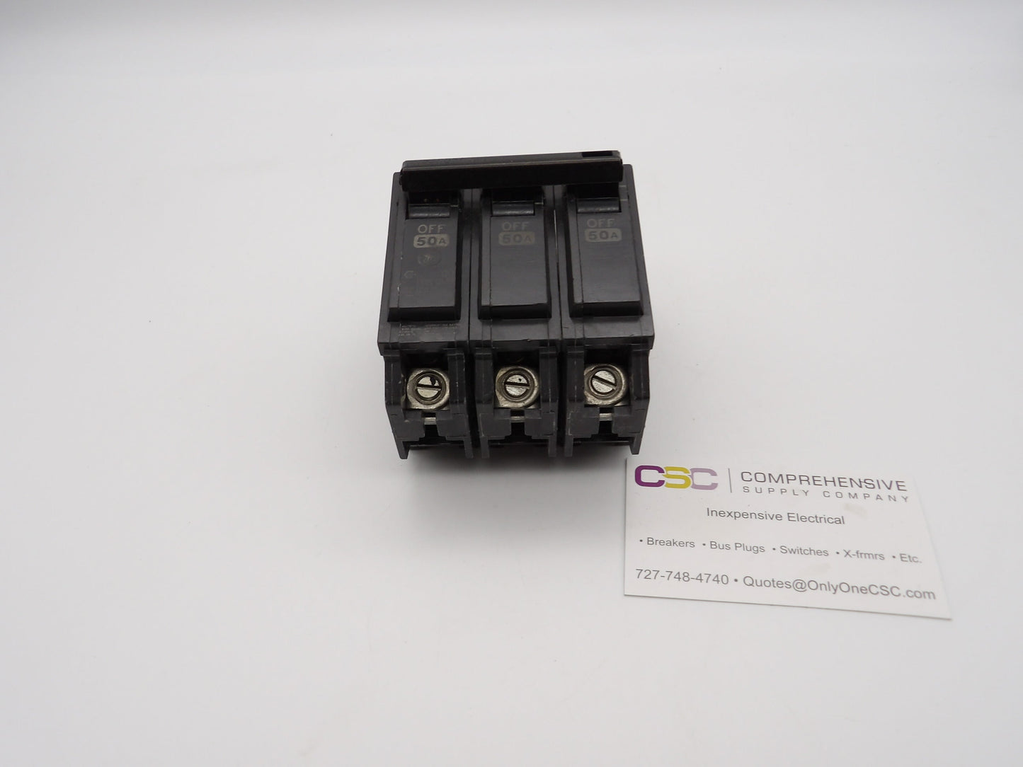 THQB32050 - GE 50A Amp 3P Pole 10kA@240V Bolt On Circuit Breaker