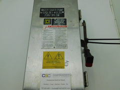 H221DS - Square D 30A Amp 2P Pole 240V Nema 4/4X Fusible Heavy Duty Safety Switch