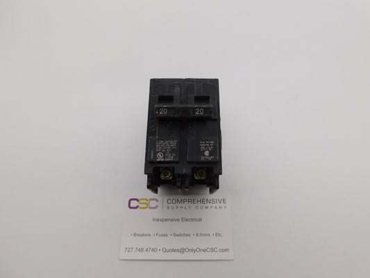 B220H - Siemens 20A Amp 2P Pole 22kA@120/240V Bolt On Circuit Breaker