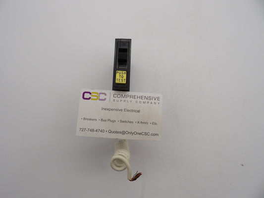 QO115GFI - Square D 15A Amp 1P Pole 10kA@120V Plug On Ground Fault GFCI Circuit Breaker - Older Series