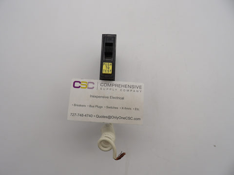 QO115GFI - Square D 15A Amp 1P Pole 10kA@120V Plug On Ground Fault GFCI Circuit Breaker - Older Series