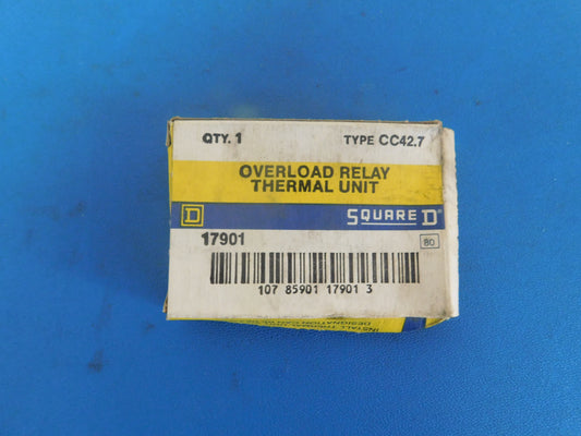 CC42.7 - Square D Overload Relay Thermal Unit Cc42.7 Class 20