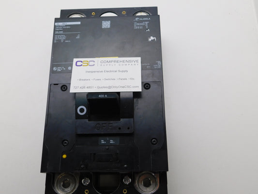 Q4L2400 - Square D 400A Amp 2P Pole 25kA@240V Feed Through Circuit Breaker W/Green Label