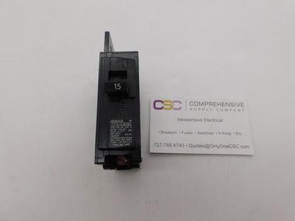 BQ1B015 - ITE 15A Amp 1P Pole 10kA@120/240V Bolt On Circuit Breaker - Older Series