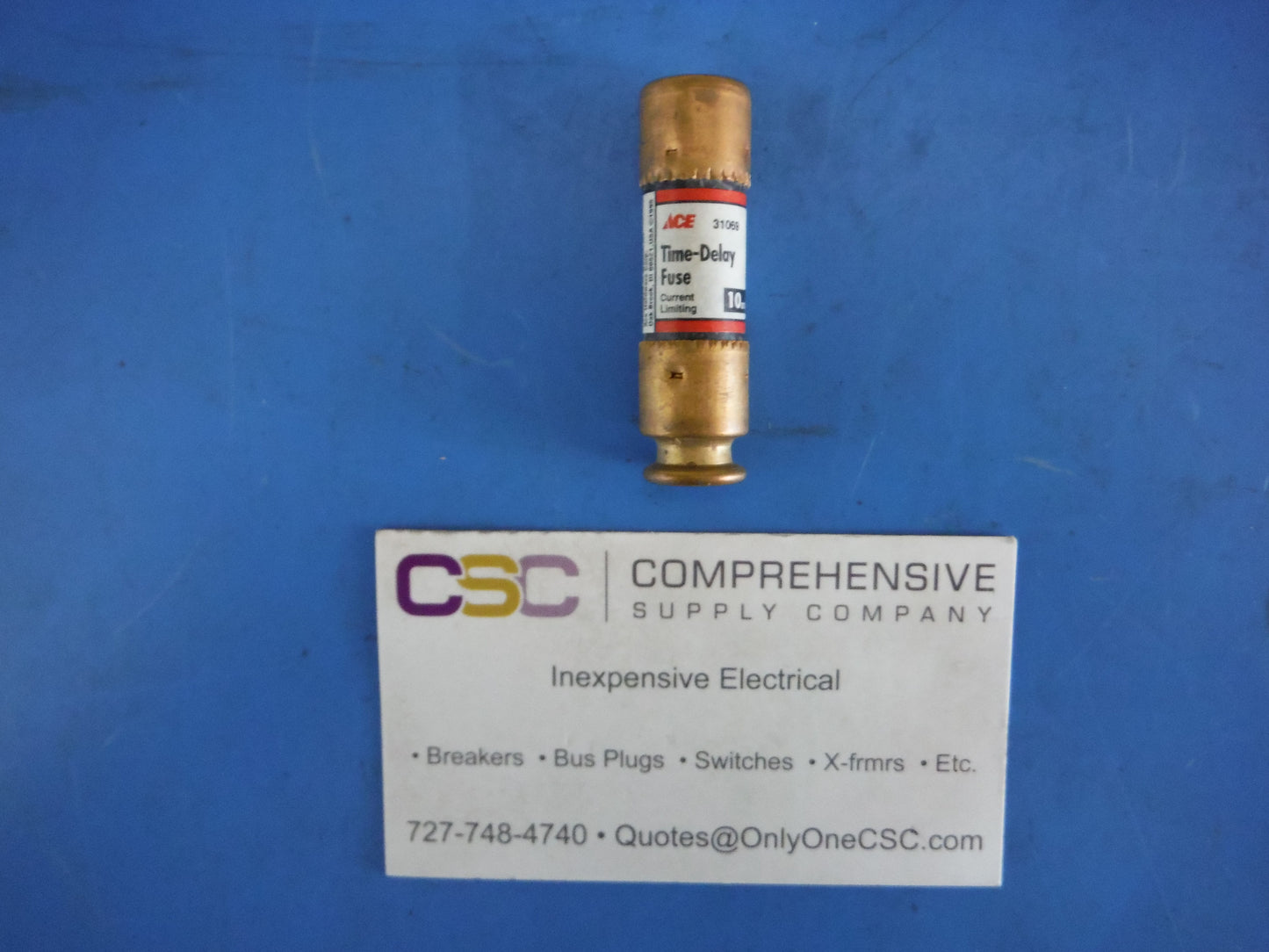 31069 - Ace 10A Amp 250V Class Rk5 Time Delay Cartridge Fuse