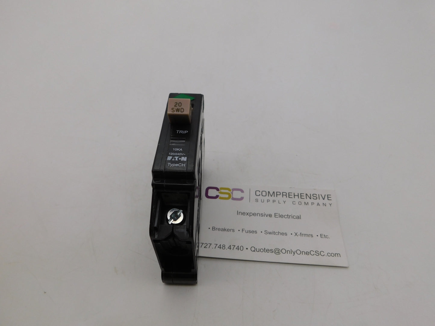 CHF120 - Eaton 20A Amp 1P Pole 10kA@120/240V Plug On Circuit Breaker