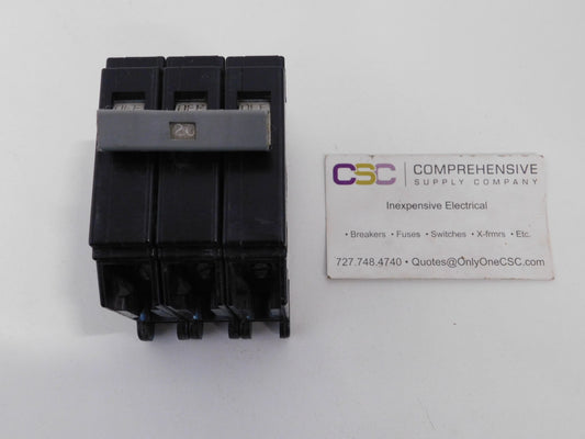 CHB320 - Cutler Hammer 20A Amp 3P Pole 10kA@240V Bolt On Circuit Breaker