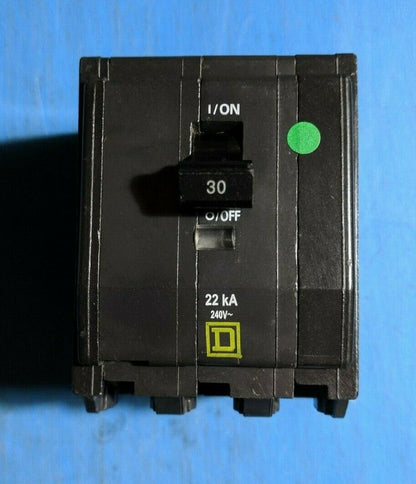 QOB330VH - Square D 30A Amp 3P Pole 22kA@240V Bolt On Circuit Breaker