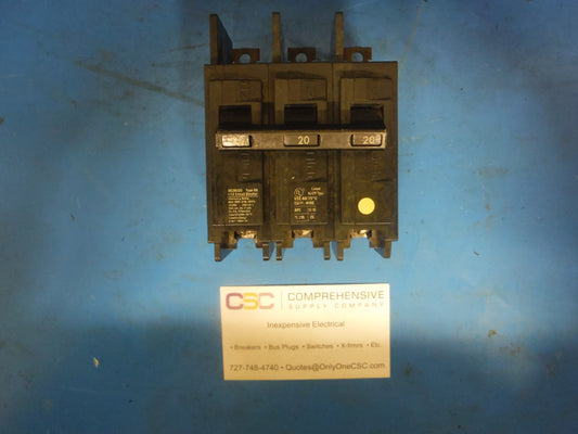BQ3B020 - ITE 20A Amp 3P Pole 10kA@240V Bolt On Circuit Breaker - Older Series