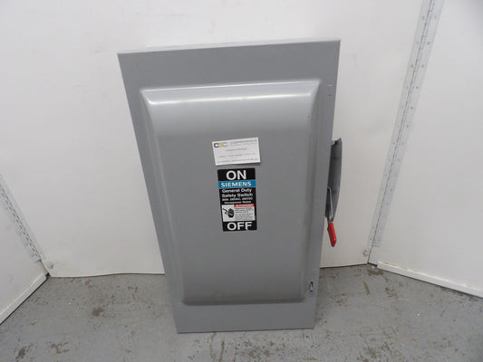 GF324N - Siemens 200A Amp 3P Pole 240V Nema 1 Fusible General Duty Safety Switch